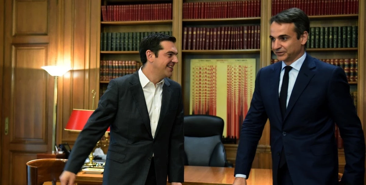 ΤΩΡΑ στο Μαξίμου ο Μητσοτάκης-Συναντά τον Τσίπρα για το Σκοπιανό